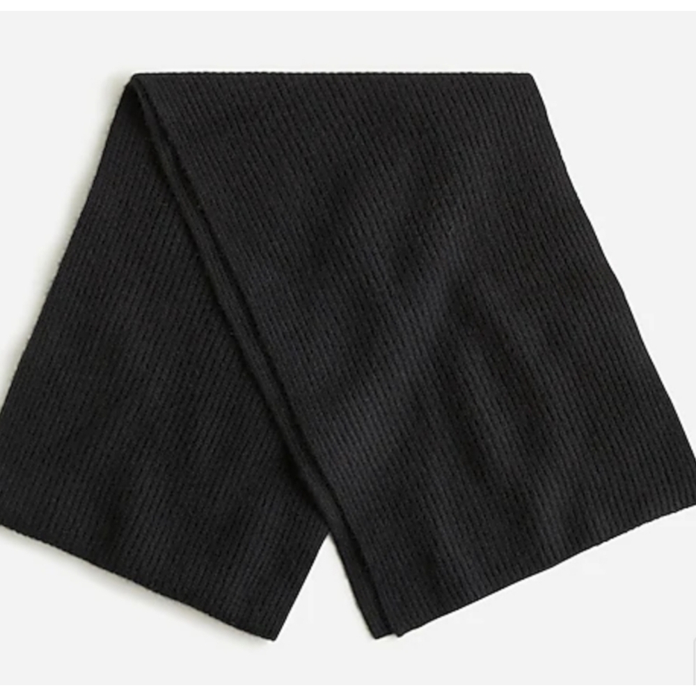 J.Crew Ribbed Cashmere Scarf - Picture 2 of 4